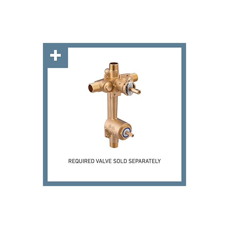 Moen T2470BL Genta LX PosiTemp 3-Function Transfer Valve Shower Trim