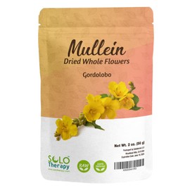 Mullein Dried WHOLE Flowers, GORDOLOBO, Verbascum Thapsus, 2 oz, Mullein Leaf Tea, Product From Mexico, Packaged in the USA (2 oz.)