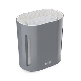 Pure Enrichment® PureZone™ Air Purifier for Medium-Large Rooms (300 sq ft), UV-C Light, 3 Stage Filtration, H13 HEPA Filter Helps Remove up to 99.97% of Bacteria, Allergens, Germs, Smoke, Dust (Gray)