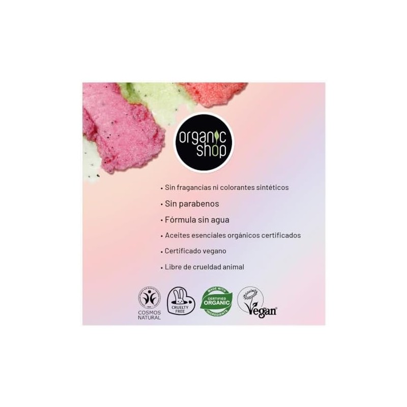 ORGANIC SHOP EXFOLIANTE CORPORAL HIDRATANTE DE COCO Y AZUCAR 250ML