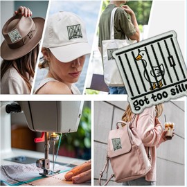 Funny Got Too Silly Goose Patch 3 Inch – Embroidered Meme Patches, Iron On Backing for Trucker Hats, Backpacks, Clothes, DIY Goose Duck Accessories, Jail Goose Embroidery Decorative