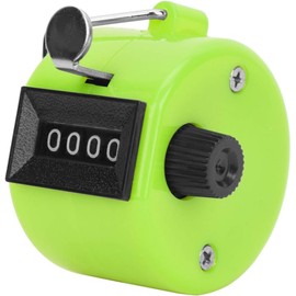 Replax Counter Tally 4 Digit Geen Hand Clicker for Traffic, Sports and Participation