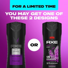 AXE Excite Body Wash for Men 16 Fl Oz Pack of 4 Coconut and Black Pepper