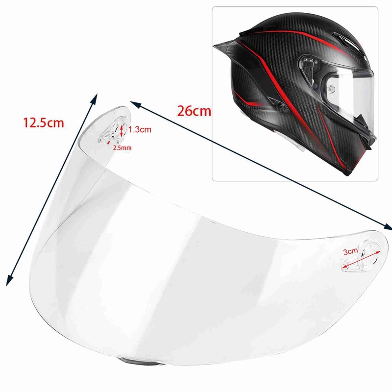 Espusta Motorcycle Helmet Face Shield Replacements, Motorcycle Helmet Visor Compatible