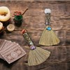 Xuoxeji Xuoxeji Crystal Witch Wiccan Altar Broom,Witchcraft Witches Pagan Altar