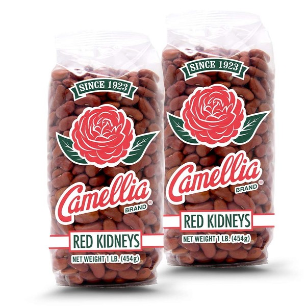 Camellia Brand Dry Red Kidney Beans, 1 Pound (2 Pack)