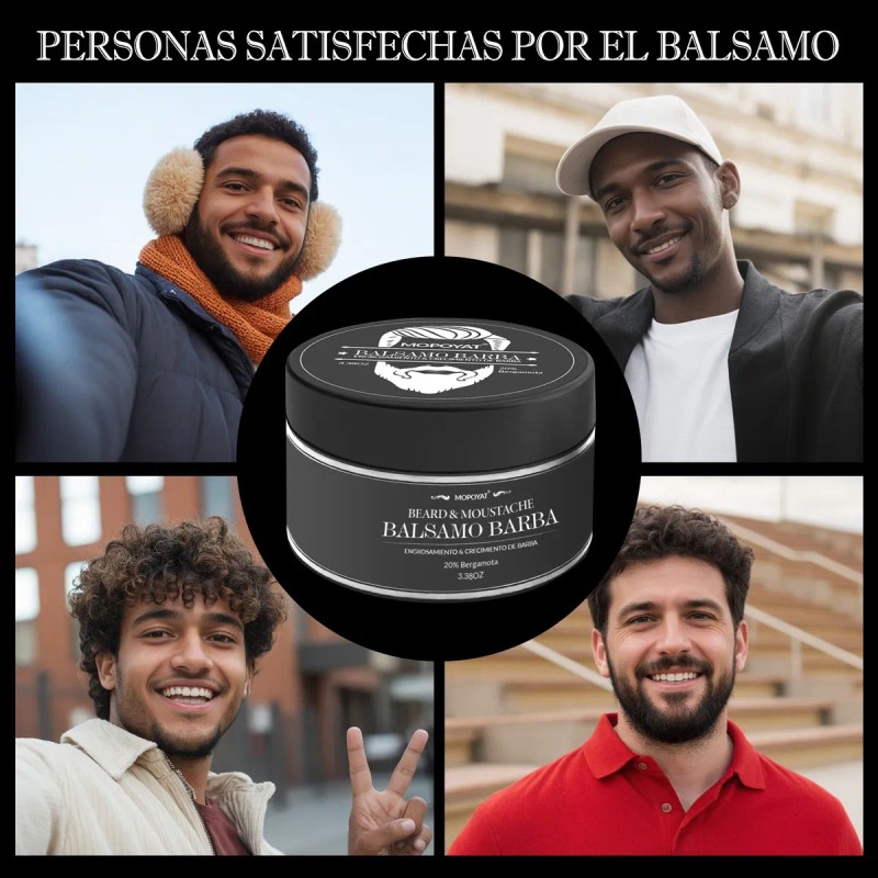 3pcs Balsamo Para Crecer La Barba Al 20%