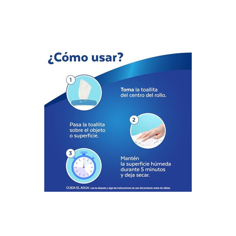 Lysol® Toallitas Desinfectantes para Superficies Crisp Linen 80 pz
