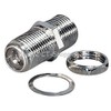 Satellite Connector F Female to F Socket Including Nuts and Washers (Pack of 10)