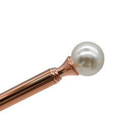 Lopenle 8 PCS Colorful Pearl Pens Bling Twistable Metal Ballpoint Pens 1.0mm Black Ink Ballpoint Pens For School Office Home Party Christmas Birthday