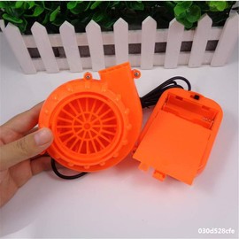 Kiddale Originals Fan Mini Fan Blower for Dinosaur Costume Doll Mascot Head or Other Inflatable Game Clothing Suits,Orange(Upgraded Version)