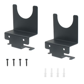 FDXGYH 2 Pcs Angle Grinder Holder Polisher Holder Wall mount Bracket Angle Grinder Storage Rack with Wire Holder for 5 Inch Angle Grinders, Cutters, Polishers