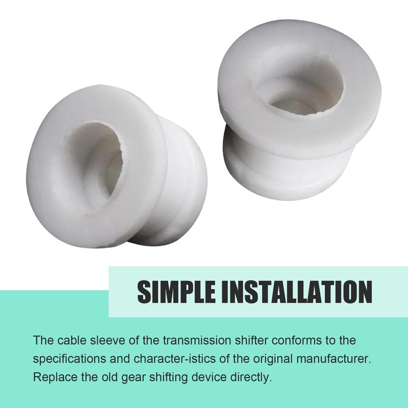 GRANDI 2 PCS Shifter Cable Bushing Cover Kit, Transmission Shift