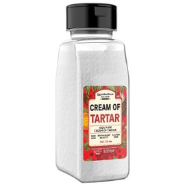 Cream of Tartar (4 Cups) Stabilizing Agent Essential for Meringues & Fluffy Cakes, Adding Volume & Thickness, Prevent Sugar Crystal Binding, Convenient Dual-Purpose Shaker