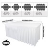 48" L x 24" W x 30" H | White