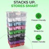 KEYVOZ Snackle Box Container with Lid- Travel Charcuterie Box with