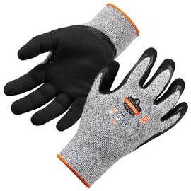 Ergodyne unisex adult Nitrile-coated ANSI A3 Nitrile Coated CR Gloves, Gray, 2X-Large US, Factory, Pack of 1