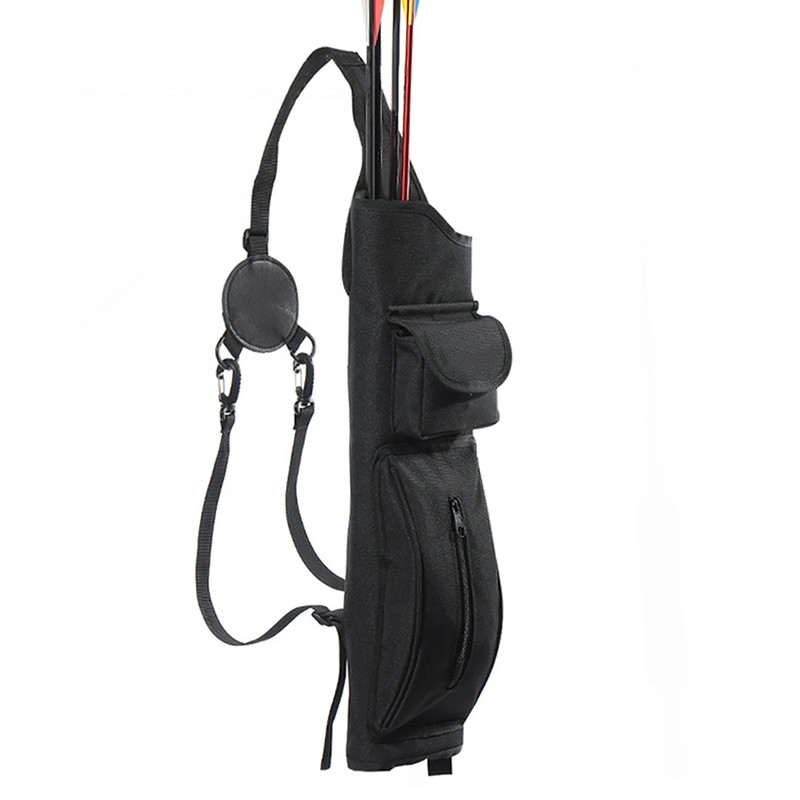 Universal Carbon Glass Fiber Arrows Case Canvas Quiver Backpack Type
