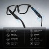 JASPIN Bluetooth Smart Glasses-Blue Light Glasses for Men and Women-Open