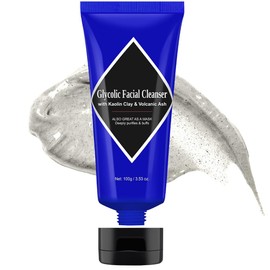 BEUKING Glycolic Facial Cleanser, Moisturizing Face Wash, Kaolin Clay & Volcanic Ash Deep Cleansing Skin Oil, Dirt Reduce Refreshing Control Oil Gentle Foaming for Face Clean