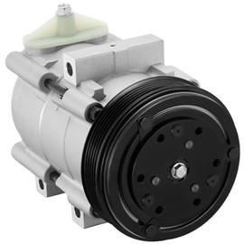 BDFHYK Air Conditioning A/C Compressor with Clutch Compatible with Ford F-150 1997-2006, F-150 Heritage 2004 4.2L, Replacement F65Z19V703J F6LZ19703AA 4L3Z19703AA