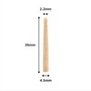 Kakuri Sangyo Kakuri Wooden Nails, Extra Small, B, Pack of