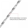 sourcing map HSS(High Speed Steel) Extra Long Twist Drill Bits,