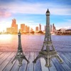 Cyrank Eiffel Tower, Metal Eiffel Tower Statue Decor Zinc Alloy