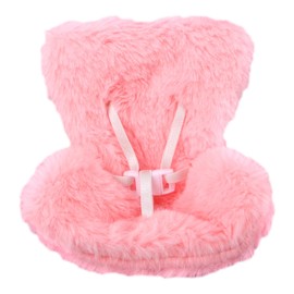 Doll Car Seat, Plush Doll Chairs with Clip & Seat Belt Soft Decorative Cushion Cute Car Ornament & Collectible Accessory for Blind Box Fans (Pink)