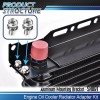 goneparts 7 Row 10 AN Universal Aluminum Engine Oil Cooler+