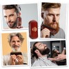 Sosoon Beard Brush, 100% Boar Bristle Natural Black Walnut Wood