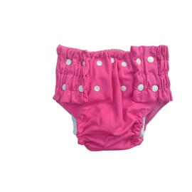 Night time Washable Cloth Pull up Diapers for Toddlers and preschoolers, Ages 2 Years to 6 Years (Pink, Small (2-4 Years))