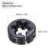 sourcing map Round Threading Die M12 x 0.5 Metric Thread