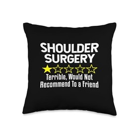 Shoulder Surgery Get Well Soon Health Recovery Therapy Gift Throw Pillow