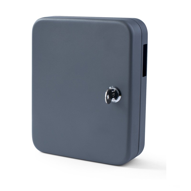 Pavo Key Cabinet with Side Key Slot / Dark Grey