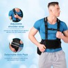 AOFIT Lumbar Support with Straps, Adjustable Removable Shoulder Straps, Back