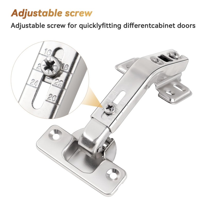 135 Degree Lazy Susan Hinge Full Overlay Concealed Corner Cabinet