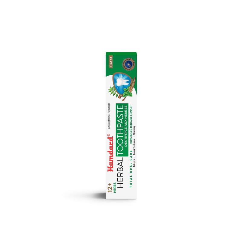 Hamdard 12 Herbs Total Oral Care Toothpaste 100g (Pack of