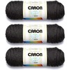 Bulk Buy: Caron Simply Soft Heather Yarn (3-Pack) Charcoal H9700H-9508