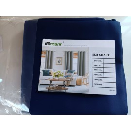 BGment 2PC Insulated  Lined Heavy Thick Blackout Grommet Window Curtain Panels 38"x 40"