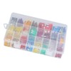300Pcs Car Blade Fuse Automotive Medium Small PES Fuses Replacement