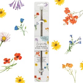 Reusable Stainless Steel Straws - Perfect for Gifts, Favours and Party Bag Fillers! - Wildflower