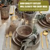 20 Piece Gold Silverware Set for 4, Terlulu Stainless Steel