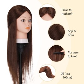 Rollable, Hot and Stretchable Training Head in Brown, yith a Small Exercise Stand, a Colored leather Band Set. and Pearl l-shaped Clip Flower Grip