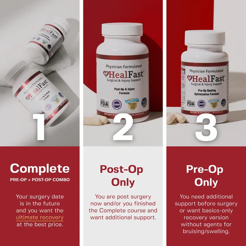 Healfast - Fórmula De Apoyo Para Recuperación De Lesiones Y