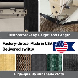 Cisvio 6ftx25ft Privacy Fence Screen Heavy Duty 170 GSM Windscreen & Dustproof Fabric Privacy Screen Covering Mesh Fencing for Outdoor Patio, Balcony, Pool Deck, Black