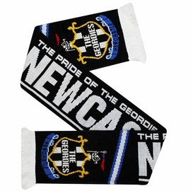 GIFTS 4 ALL Newcastle Geordie Football Fans Match Day Scarf, Newcastle Fans Match Day Scarf, Newcastle Toon & Magpies Fans Scarf