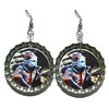 Flying Monkey Bottle Cap Dangle Earrings (CAP003)