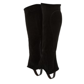Shires Moretta Suede Half Chaps in Black - Adult sizes Shtlge, Black