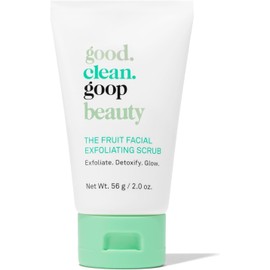 good.clean.goop- Exfoliante facial de frutas Exfoliante facial suave para suavizar la textura de la piel AHA Glyc